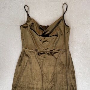 Just...Taylor Olive Midi Dress